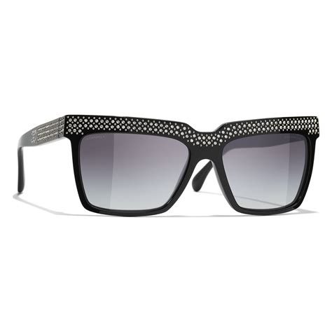 chanel 5349|CHANEL Sunglasses: Square Sunglasses, acetate & strass — .